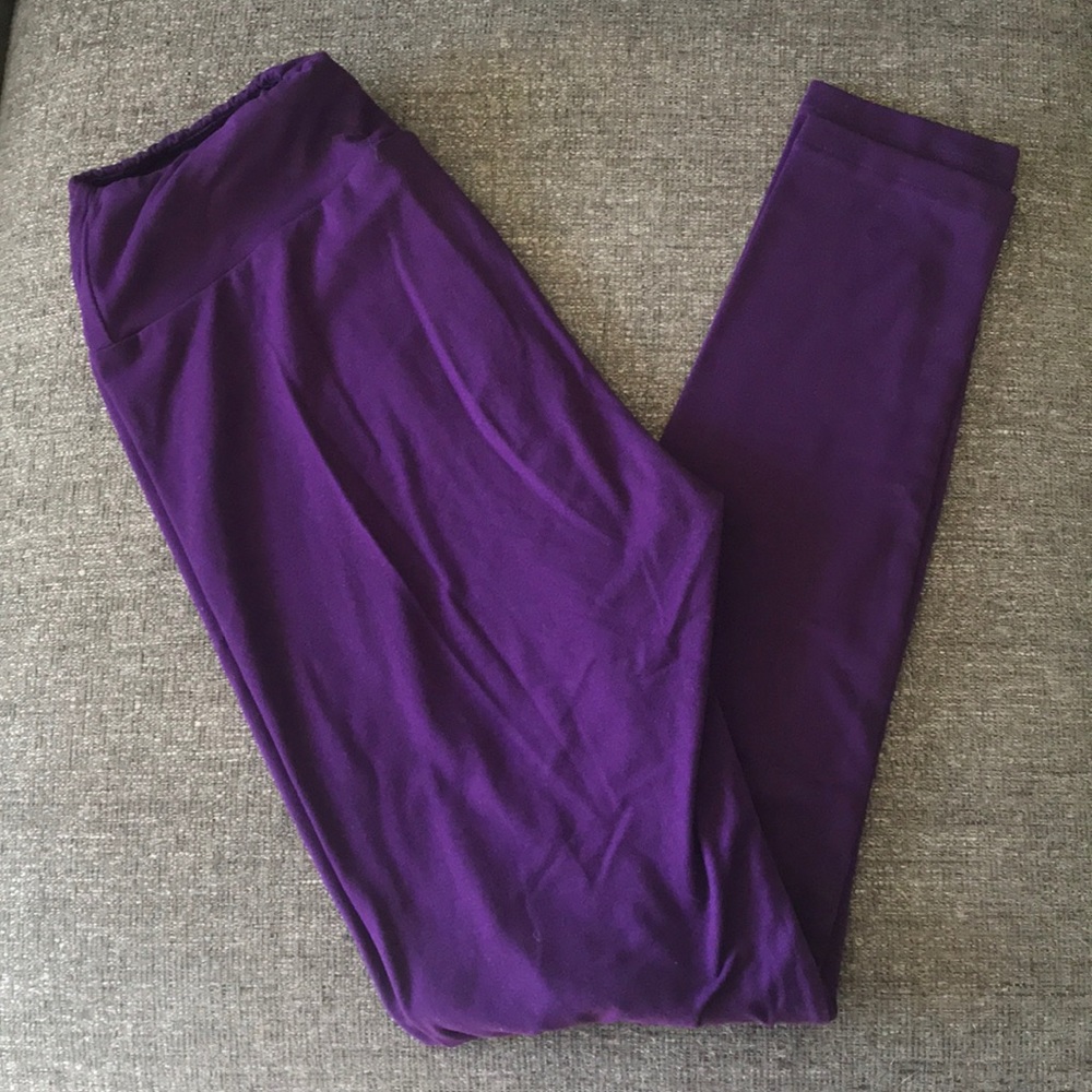 Lularoe OS Leggings - Purple